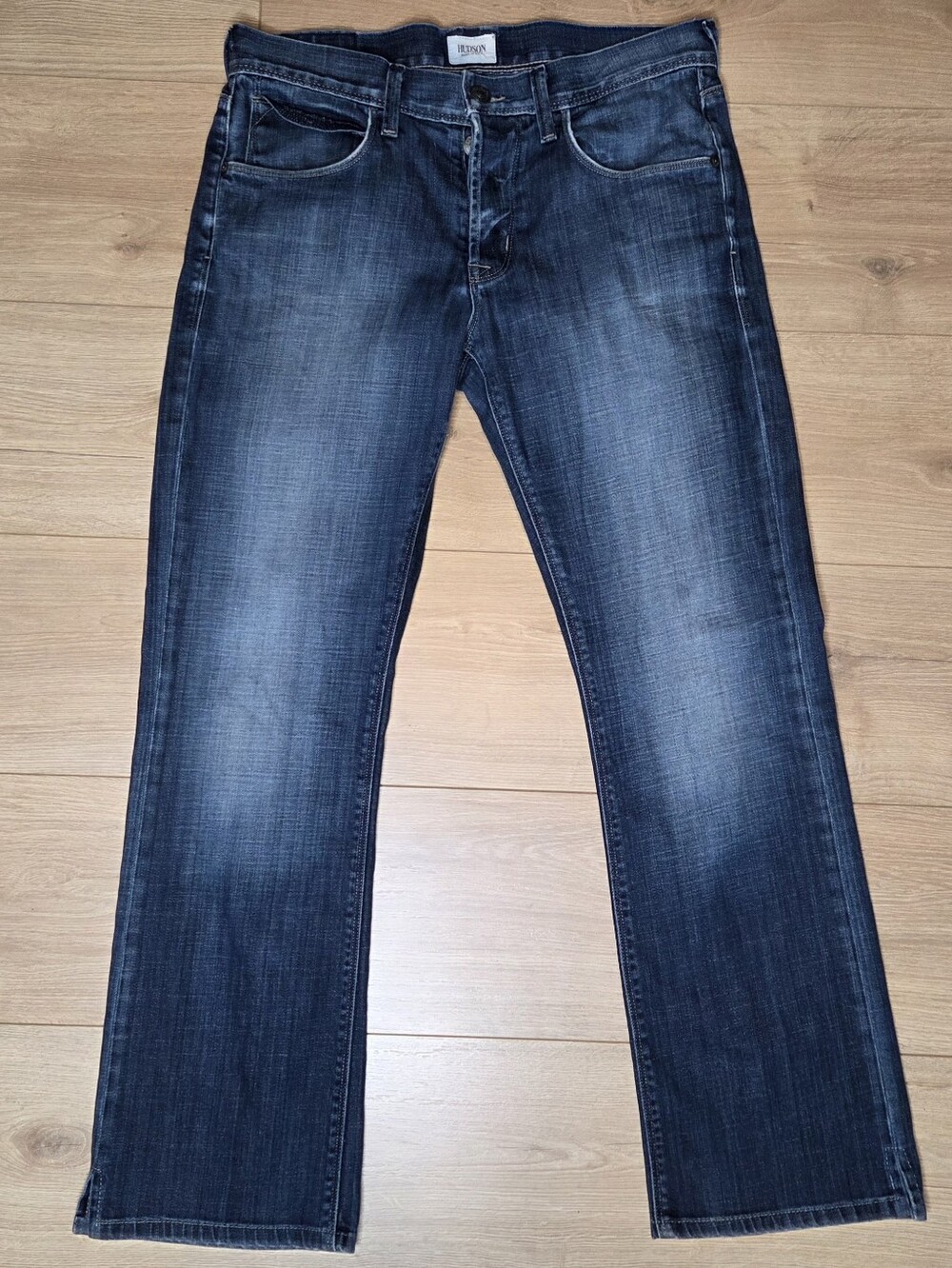 Hudson Clifton Men’s Bootcut Jeans Made in USA Dark Wash Size 31 X 29